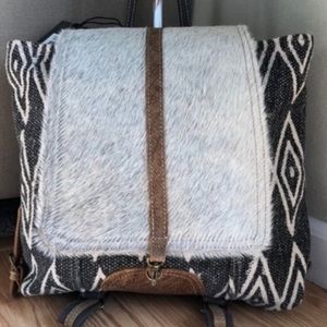 Grizzle Cowhide Backpack /Purse -Only used once